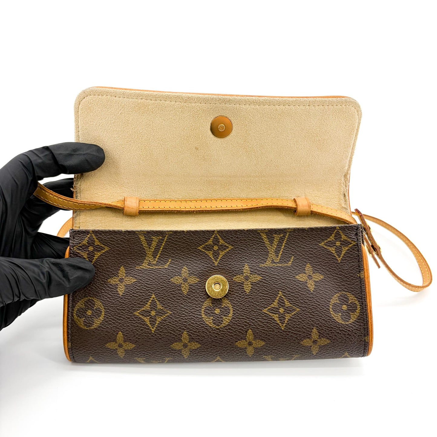 Louis Vuitton Monogram Pochette Twin GM