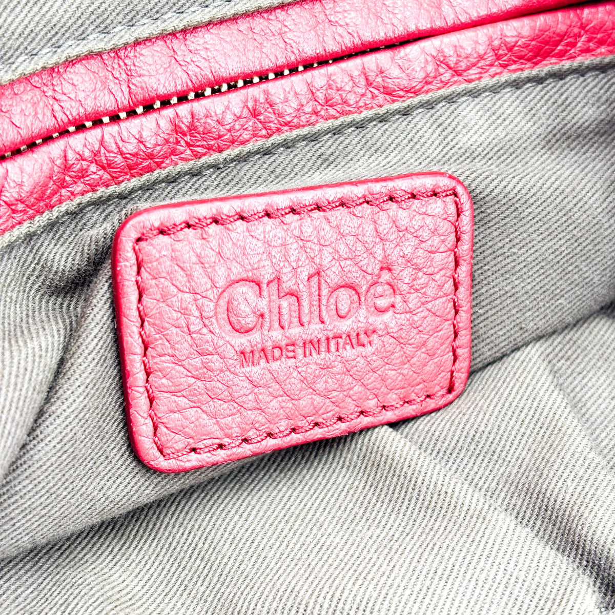 Chloé Marcie Medium Top Handle Bag Red