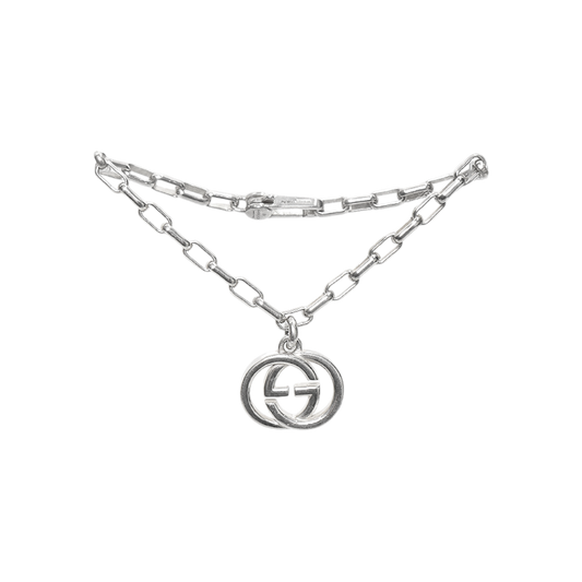 Gucci Interlocking G Silver Bracelet