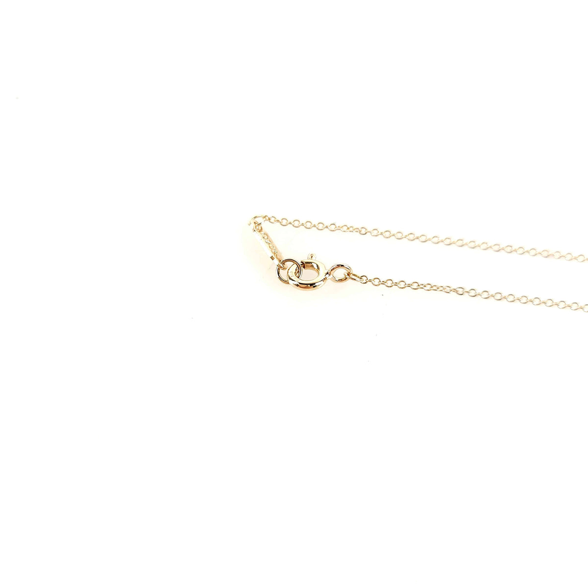 Ann Co. Petal Key Diamond Pendant Necklace