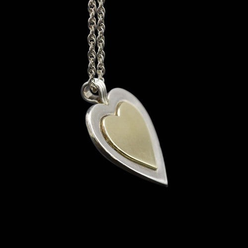 Tiffany & Co. Double Heart 18K Combination Necklace