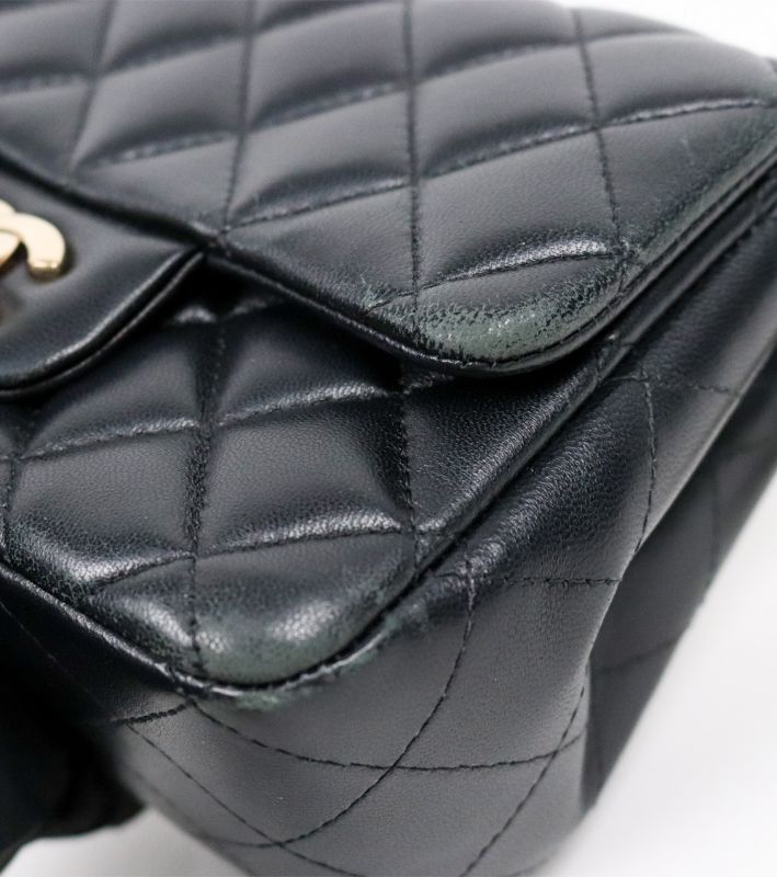 Chanel Black Lambskin Petit Sac