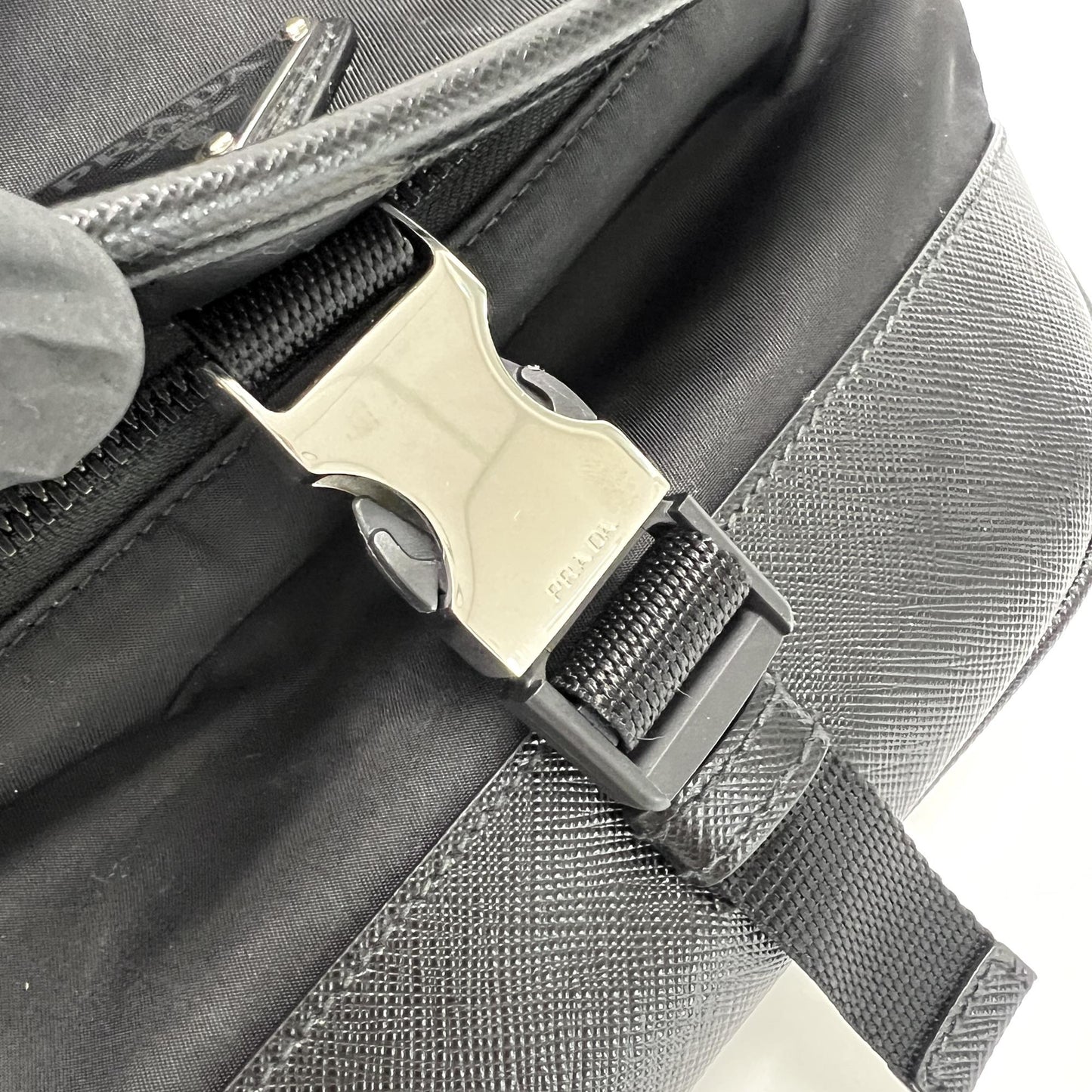 Prada Re-Nylon & Saffiano Leather Slingback (Shoulder Bag)