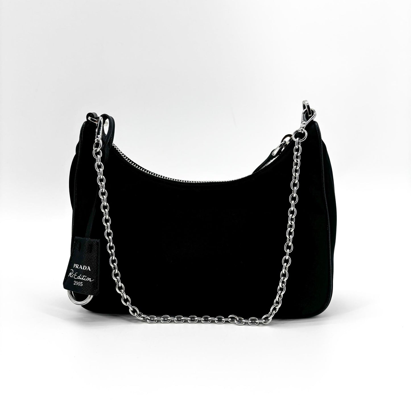 Prada Re-Edition 2005 Re-Ylon Shoulder Bag Black