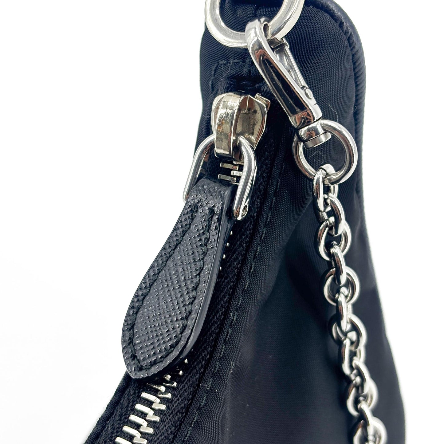 Prada Re-Edition 2005 Re-Ylon Shoulder Bag Black
