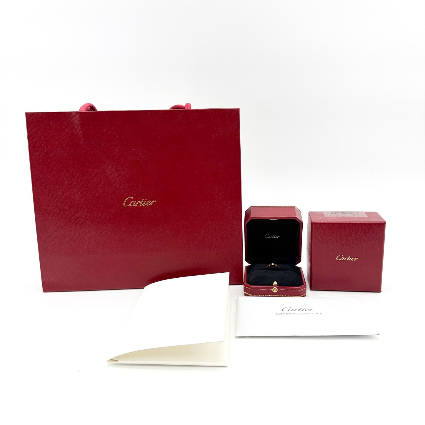 Cartier C de Cartier Wedding Band 18K Yellow Gold 1 Diamond