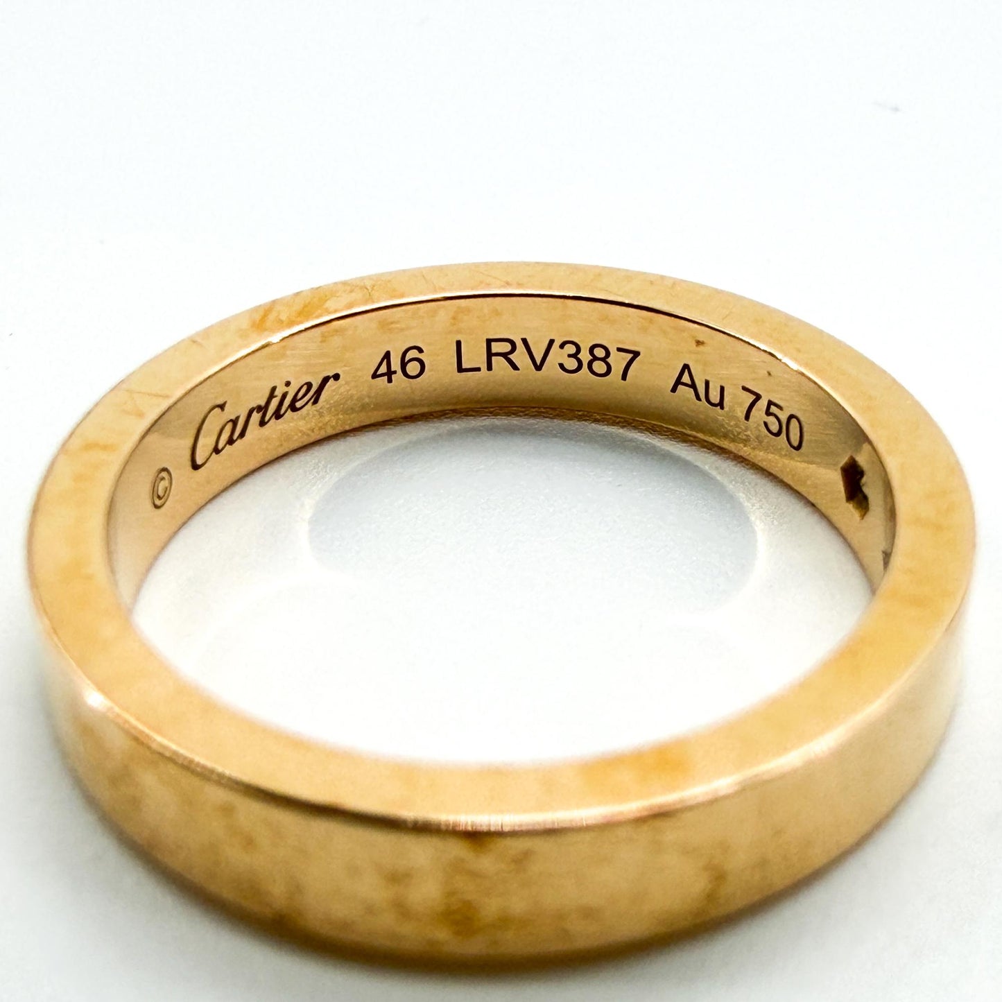 Cartier C de Cartier Wedding Band 18K Yellow Gold 1 Diamond