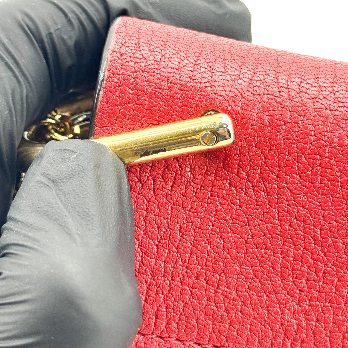Chloé Drew Crossbody Bag Small Red