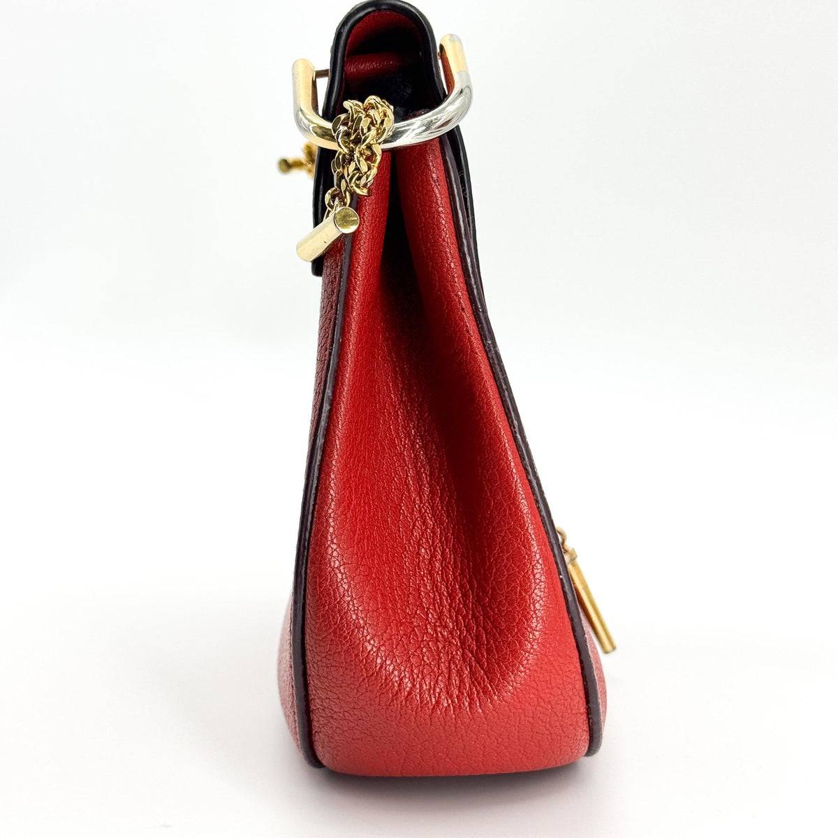 Chloé Drew Crossbody Bag Small Red