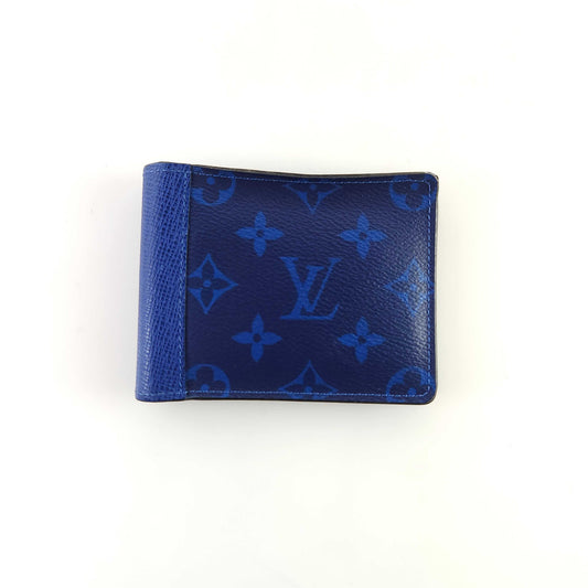 Blue Monogram Multiple Wallet Bifold Wallet M30299