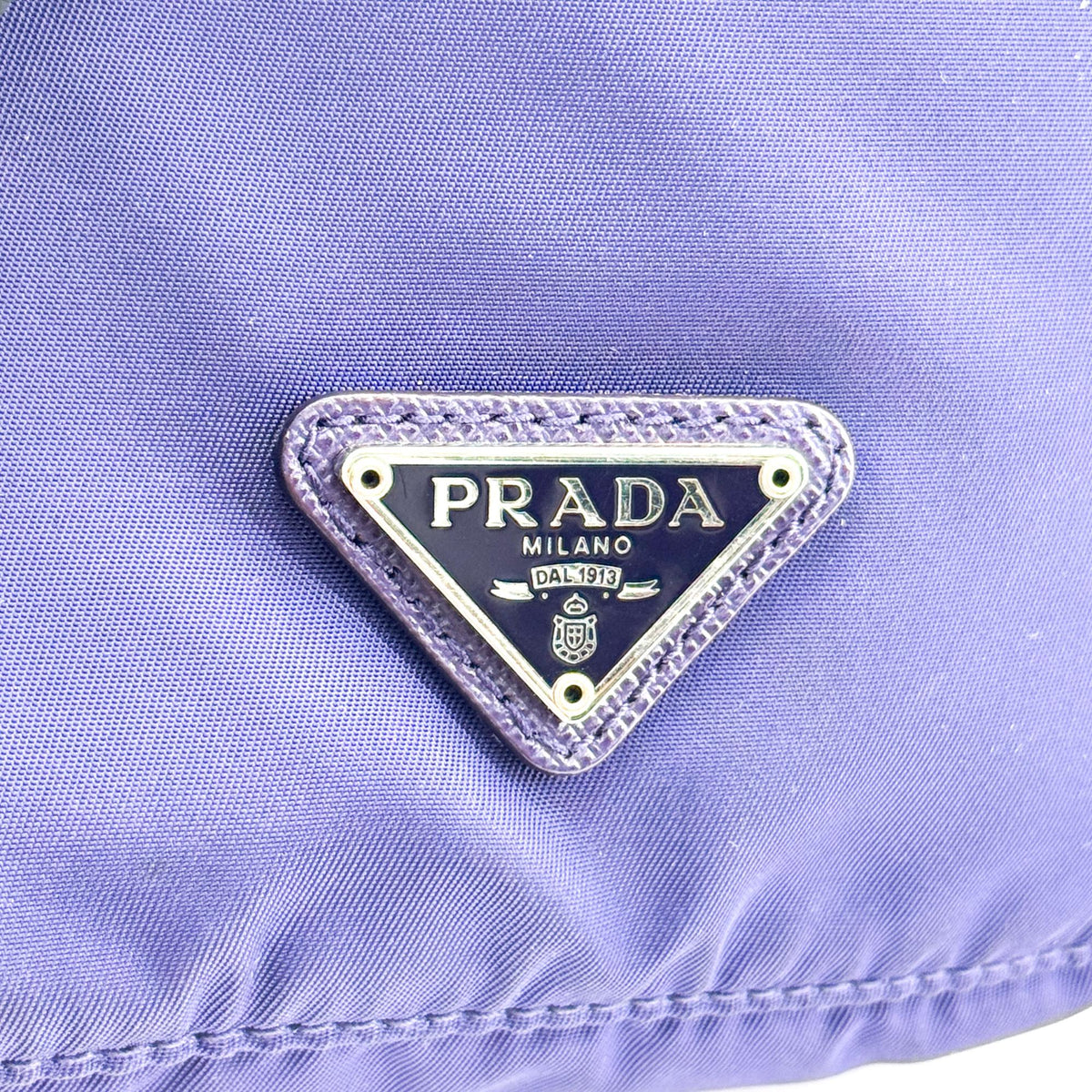 Prada Re-Nylon Clutch Navy