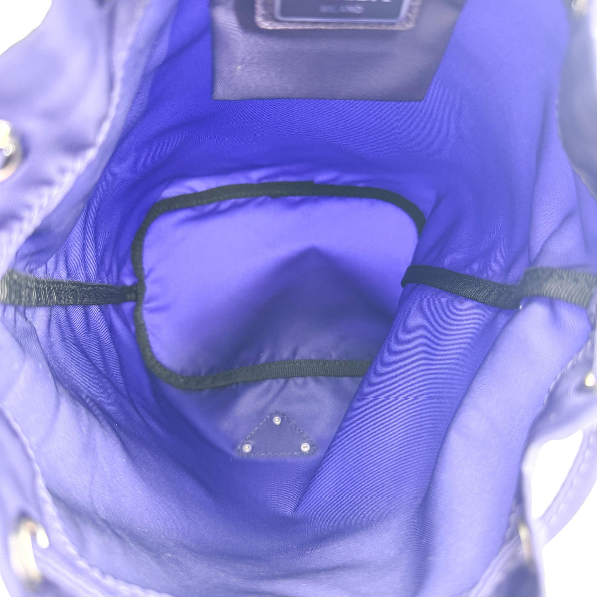 Prada Re-Nylon Clutch Navy
