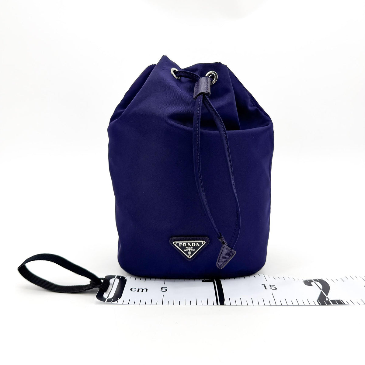 Prada Re-Nylon Clutch Navy