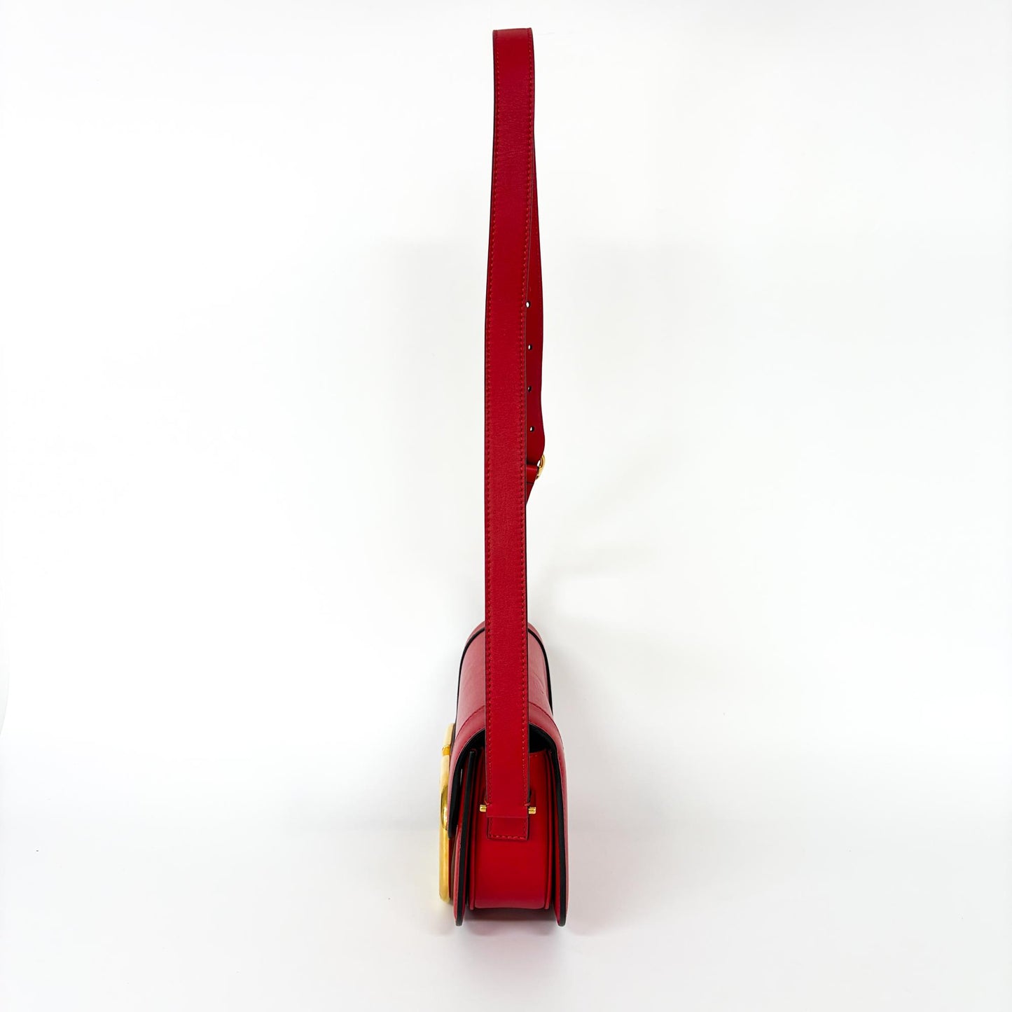 Valentino V-Ring Superbee Crossbody Bag Red