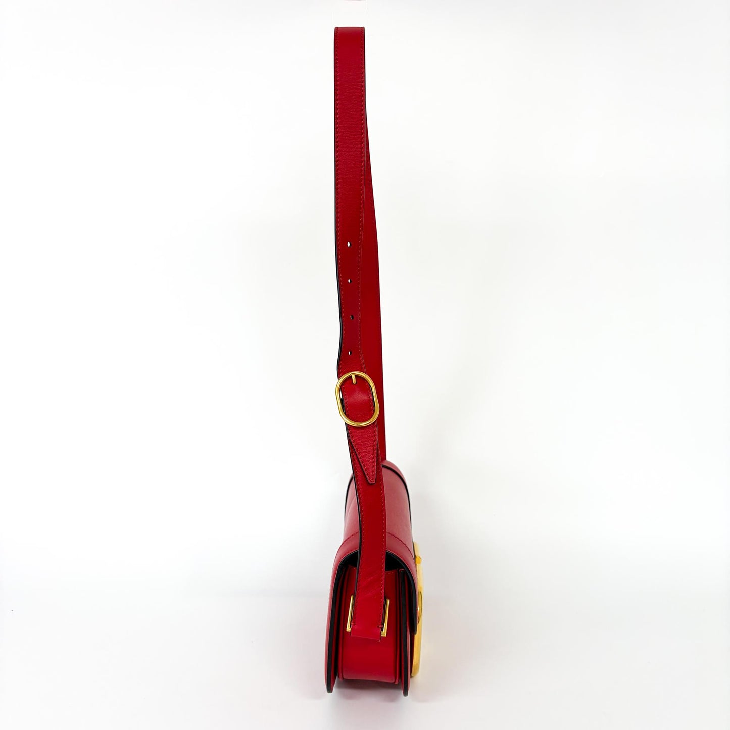 Valentino V-Ring Superbee Crossbody Bag Red