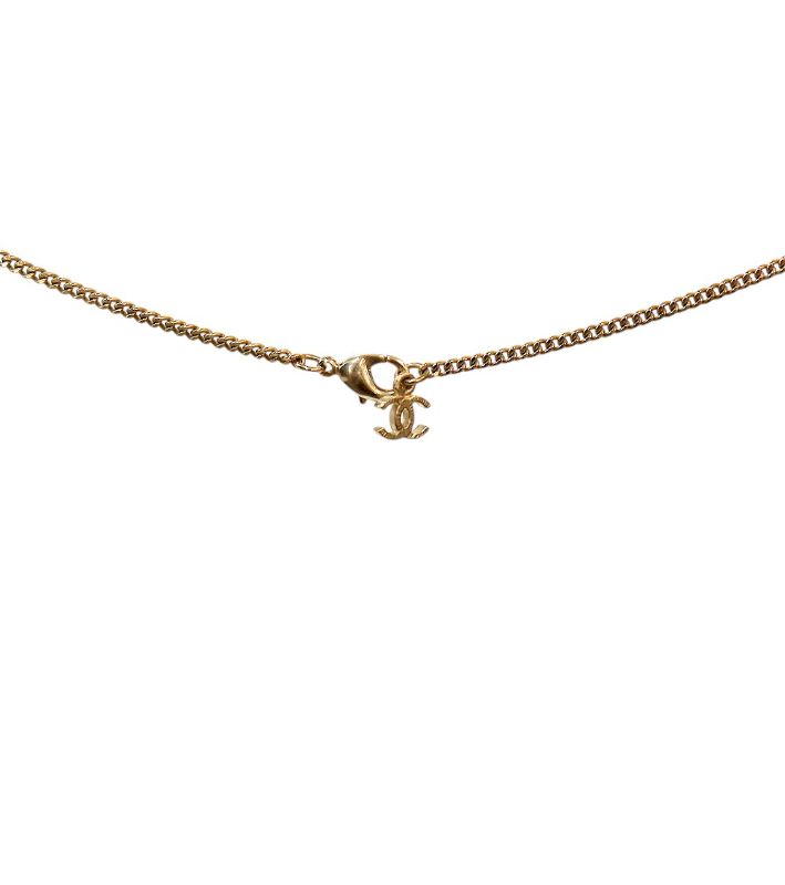 Chanel Rope CC Gold Necklace