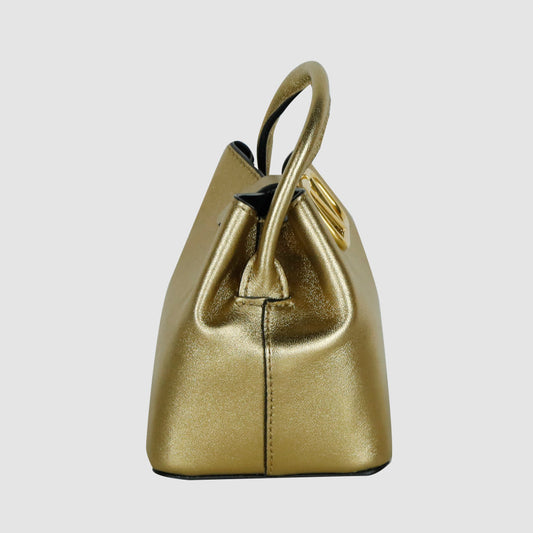 V logo micro tote bag