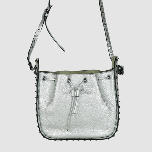 Studded shoulder bag crossbody bag