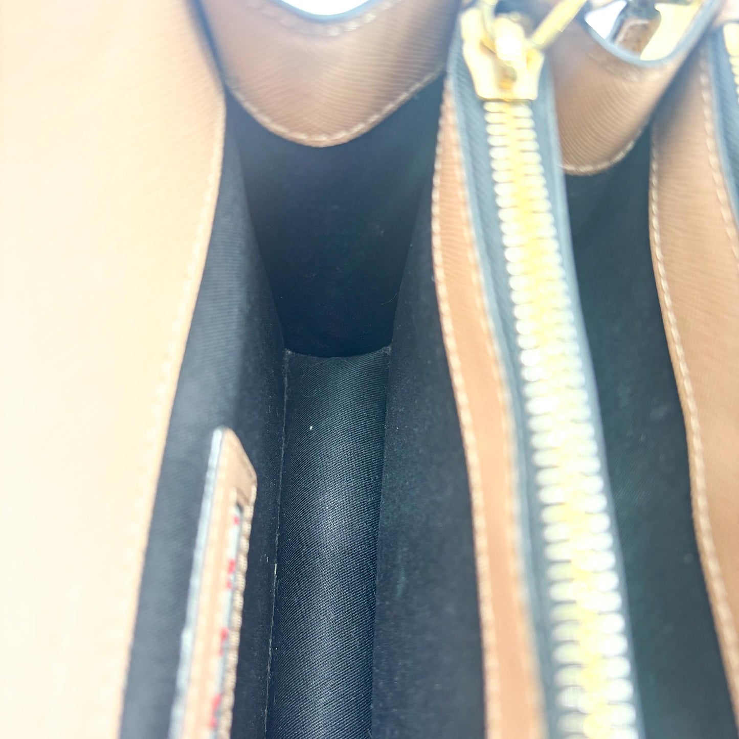 Marni Saffiano Trunk Bag Medium Brown