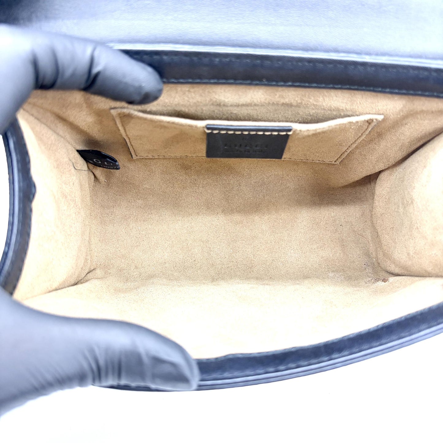Gucci Padlock GG Small Shoulder Bag Black