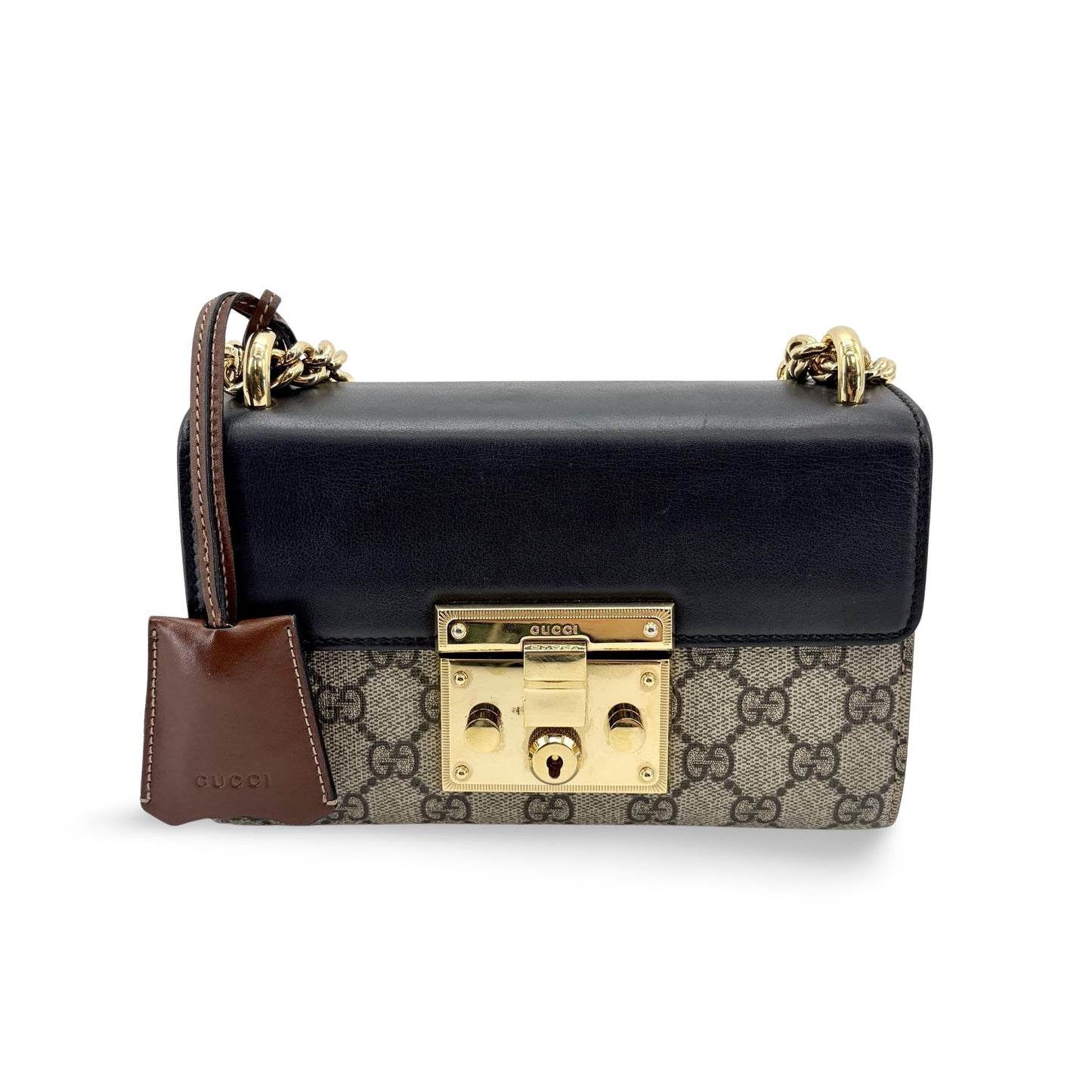 Gucci Padlock GG Small Shoulder Bag Black