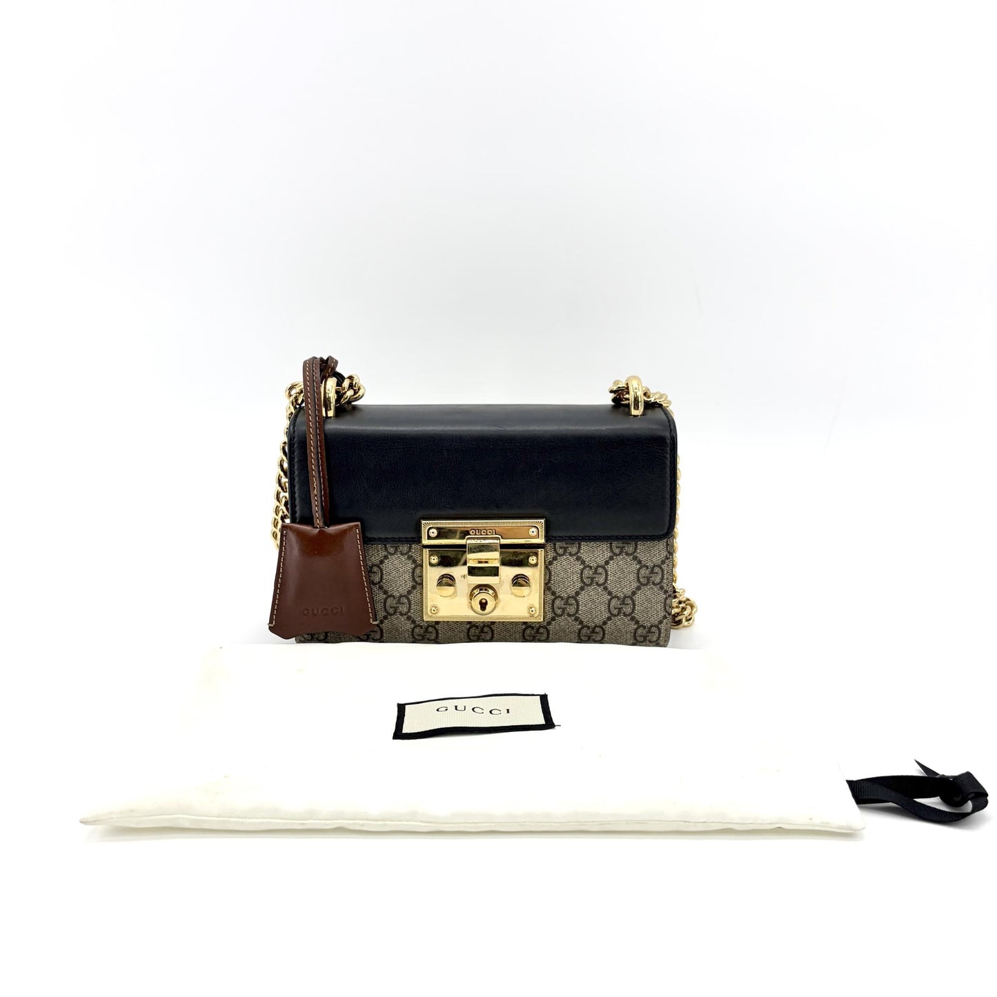 Gucci Padlock GG Small Shoulder Bag Black
