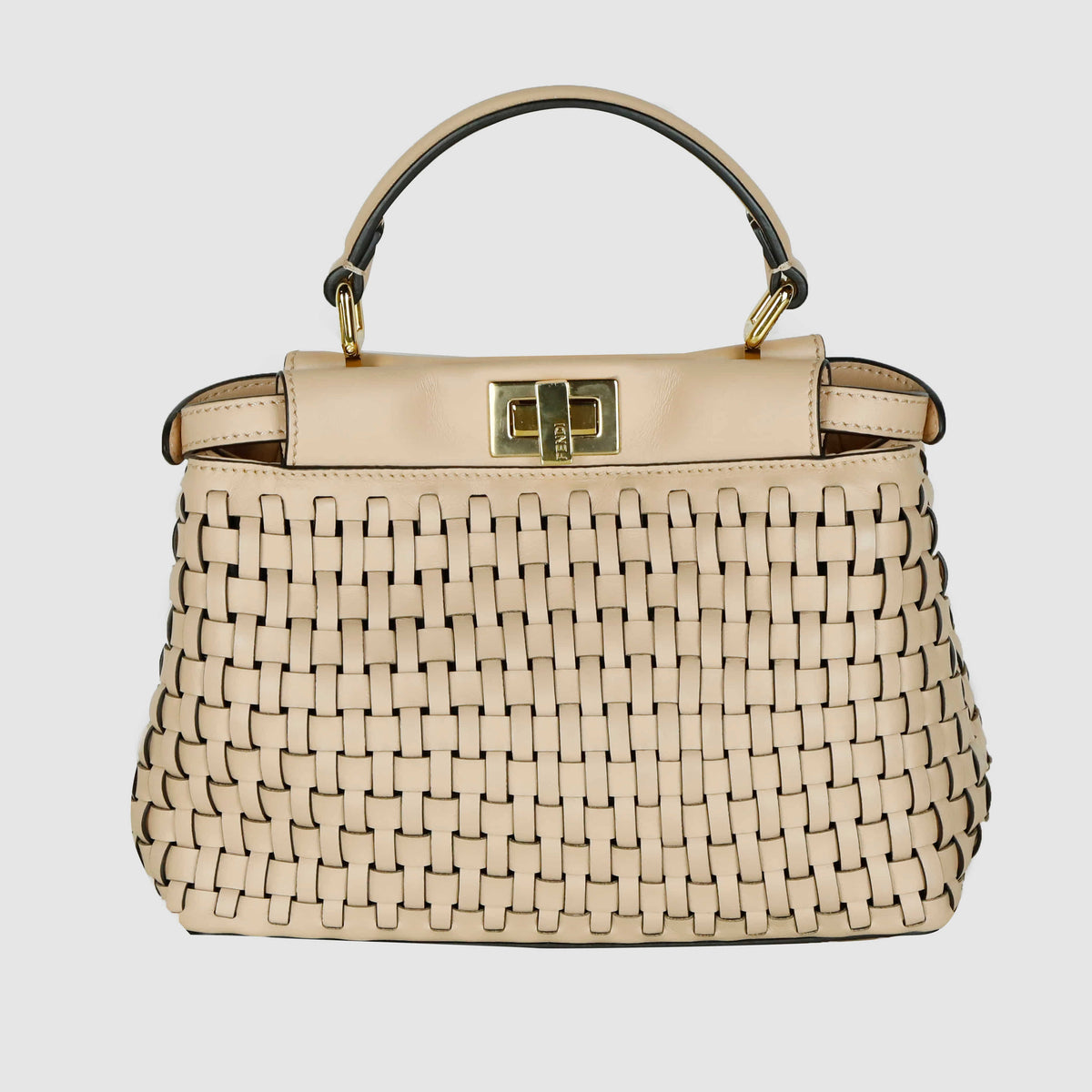 Mini Intrecciato Peekaboo Tote Bag Shoulder Bag 8BN244