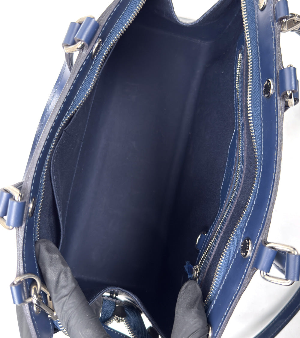 Louis Vuitton Navy Epi Brea Tote