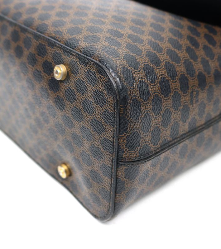 Celine Black Macadam Flap Crossbody Bag