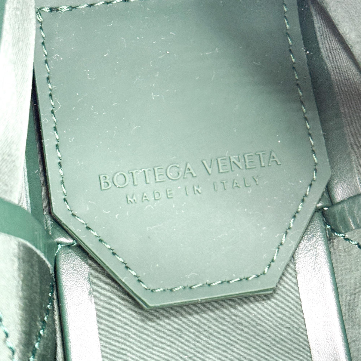 Bottega Veneta Cassette Bag on Chain Dark Green