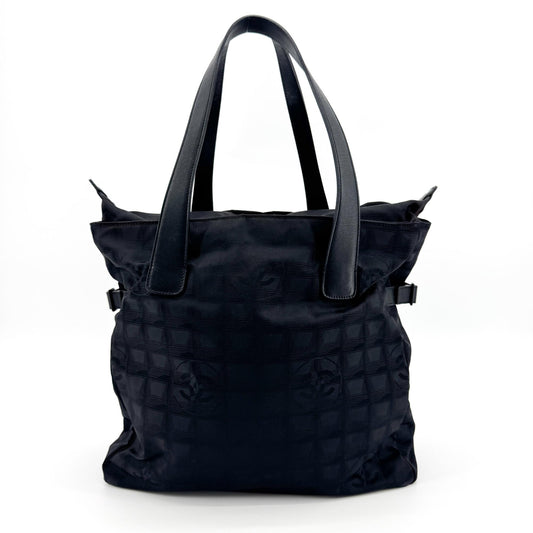 Chanel New Travel Bag Line Tote Bag GM Black