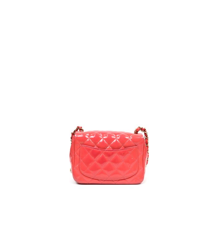 Chanel Pink Patent Petite Sac