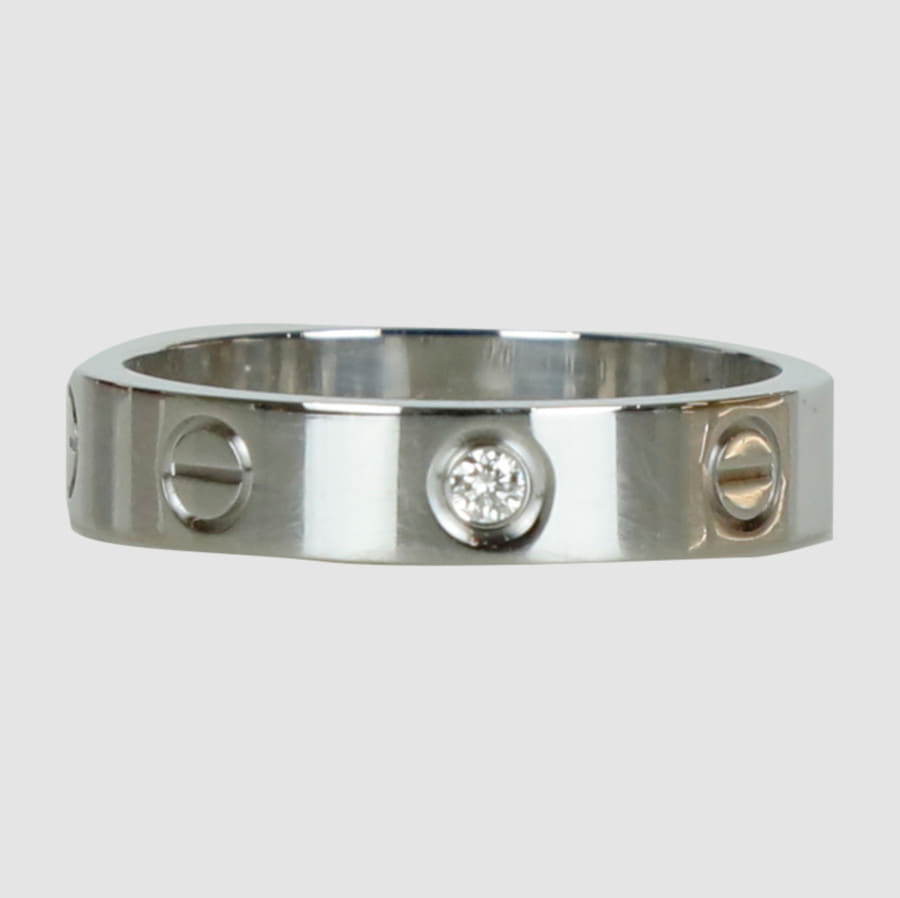 51 Love Diamond 1P White Gold Ring