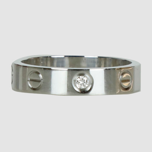 51 Love Diamond 1P White Gold Ring