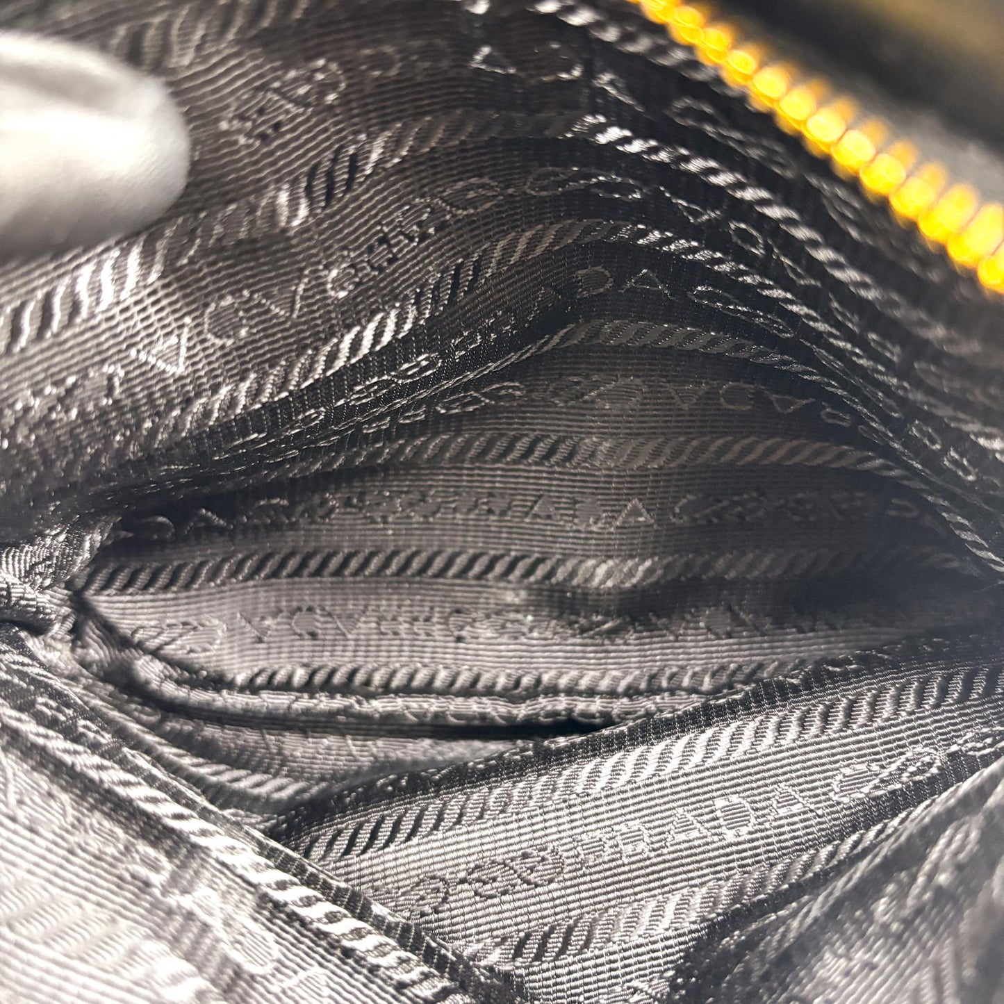 Prada Duet Black Leather Bucket Bag