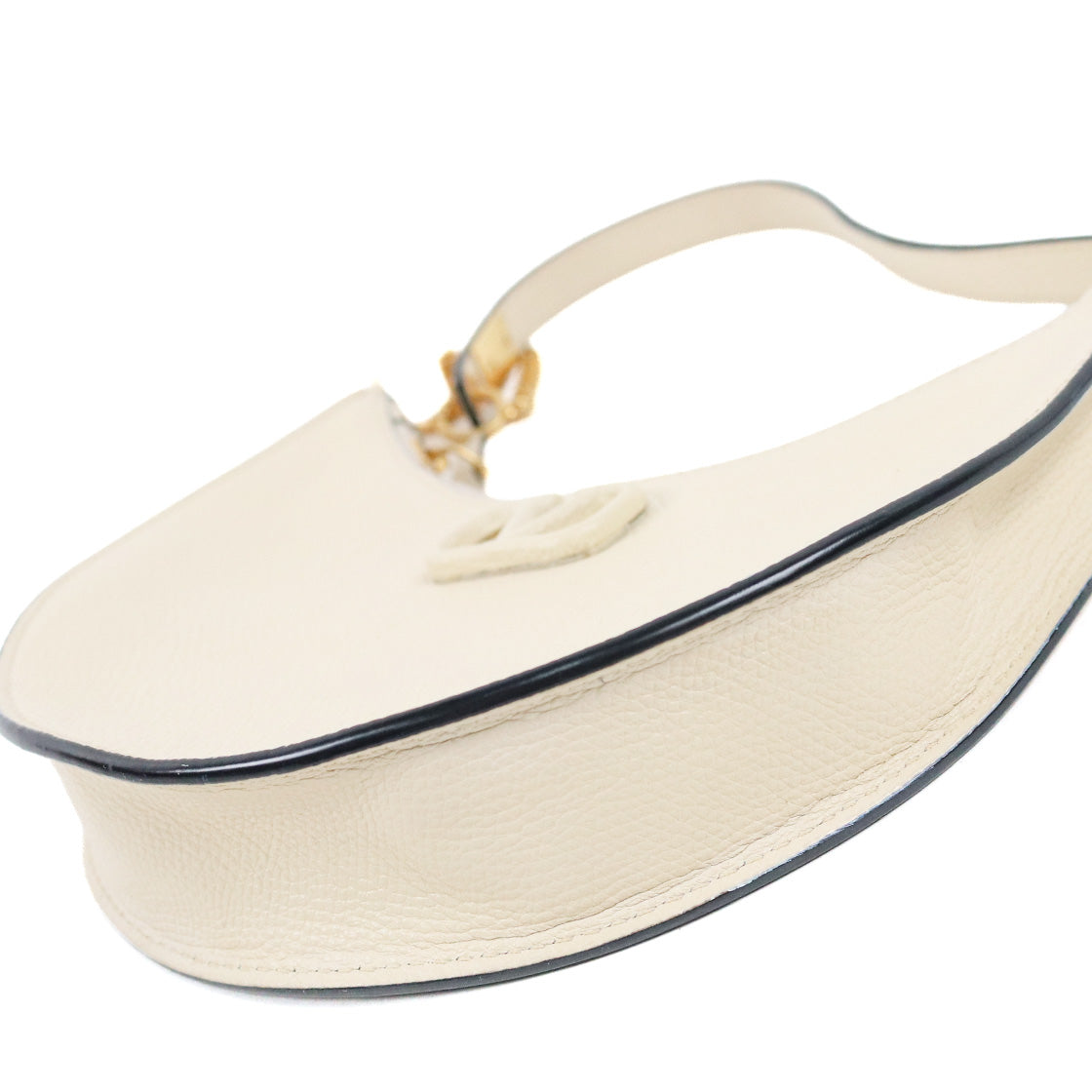 Valentino Ivory V Logo Hobo Bag