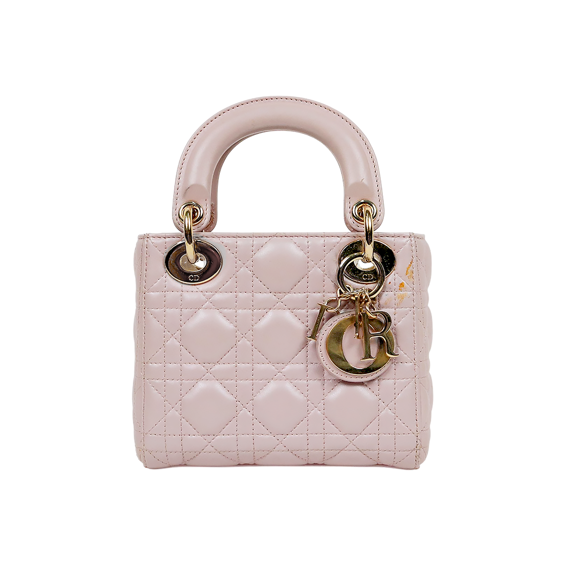 Dior Metallic Pink Lady Mini Shoulder Bag