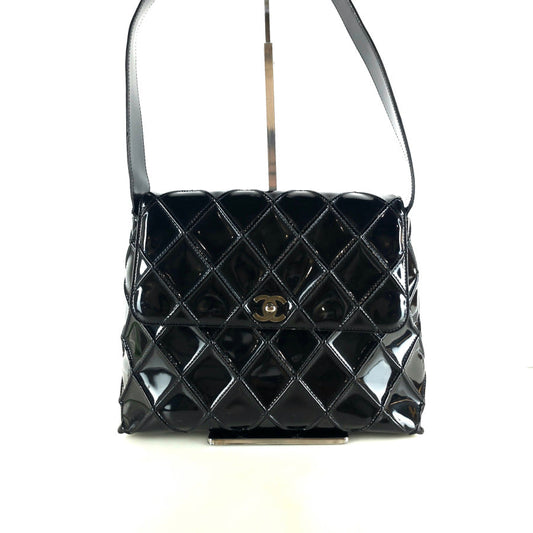 CC Patent Shoulder Bag