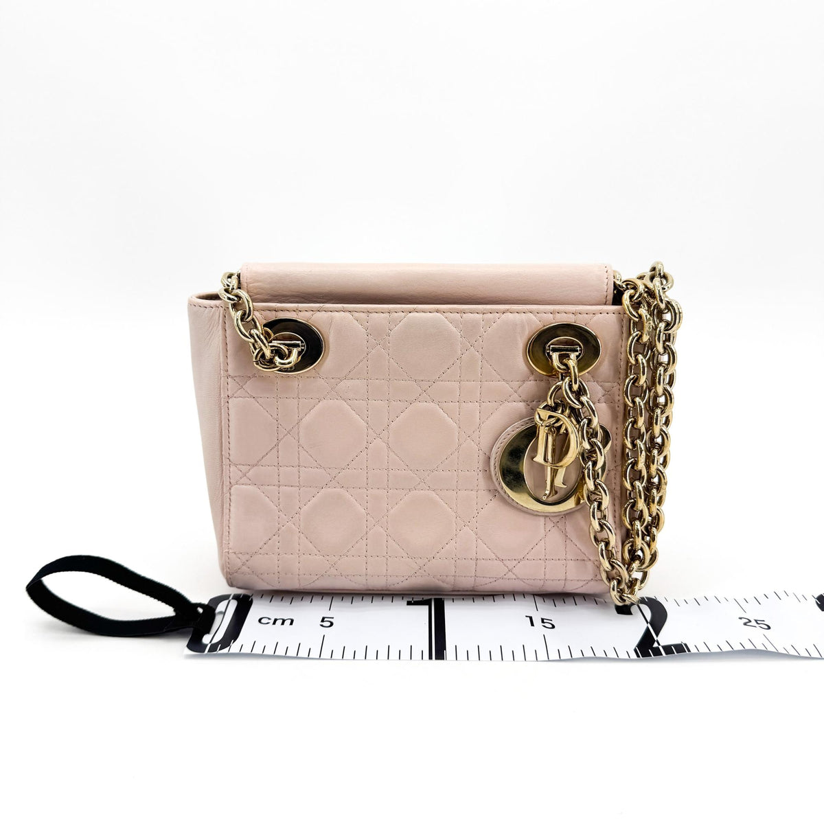 Dior Lady Dior Lambskin Double Chain Mini Bag
