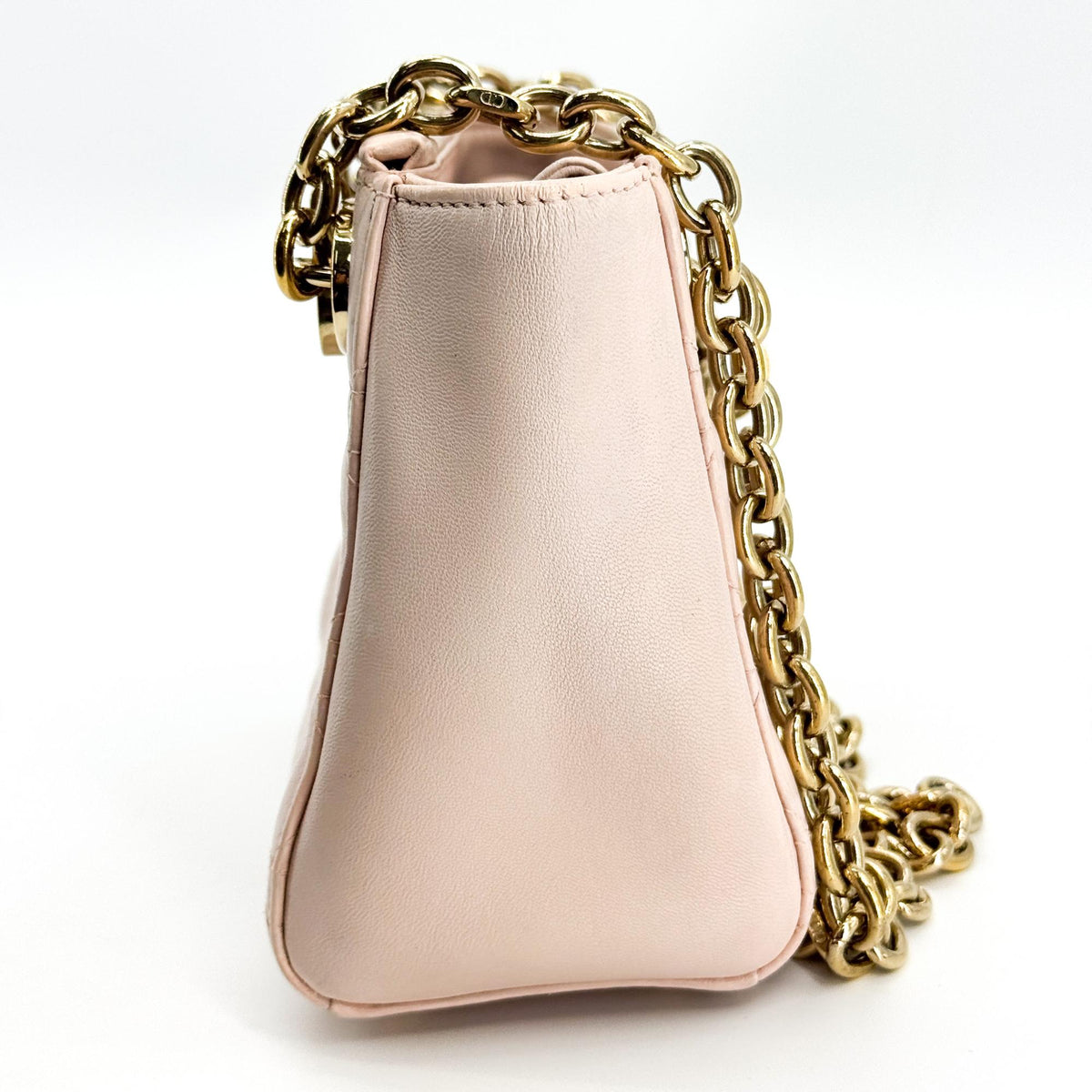 Dior Lady Dior Lambskin Double Chain Mini Bag