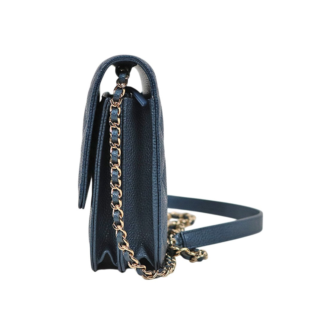 Chanel Navy Caviar WOC