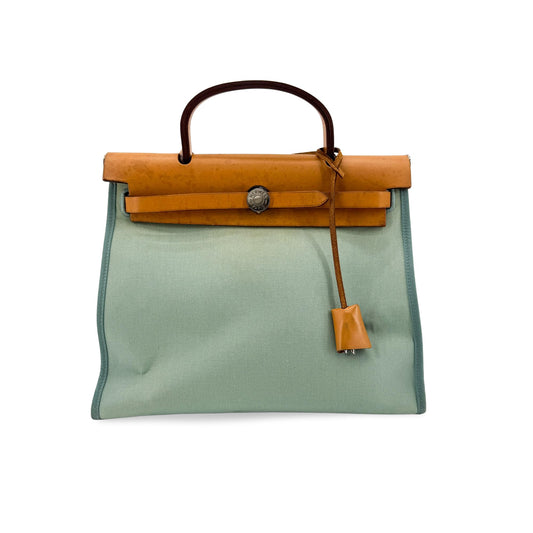 Hermès Herbag 31 PM Sky Blue