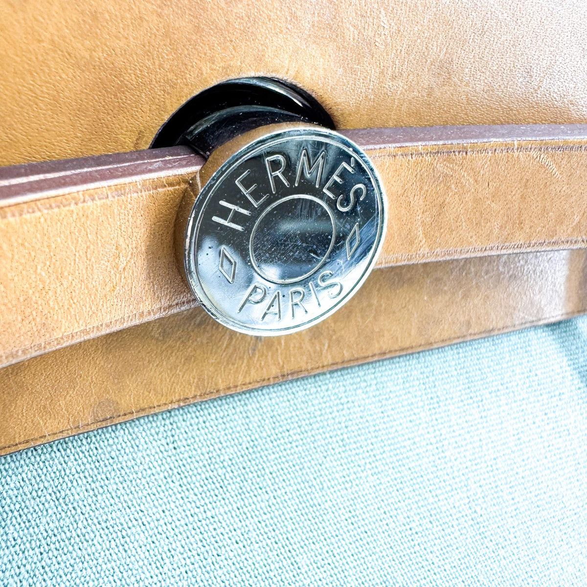 Hermès Herbag 31 PM Sky Blue