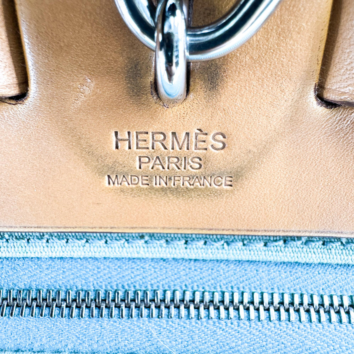 Hermès Herbag 31 PM Sky Blue