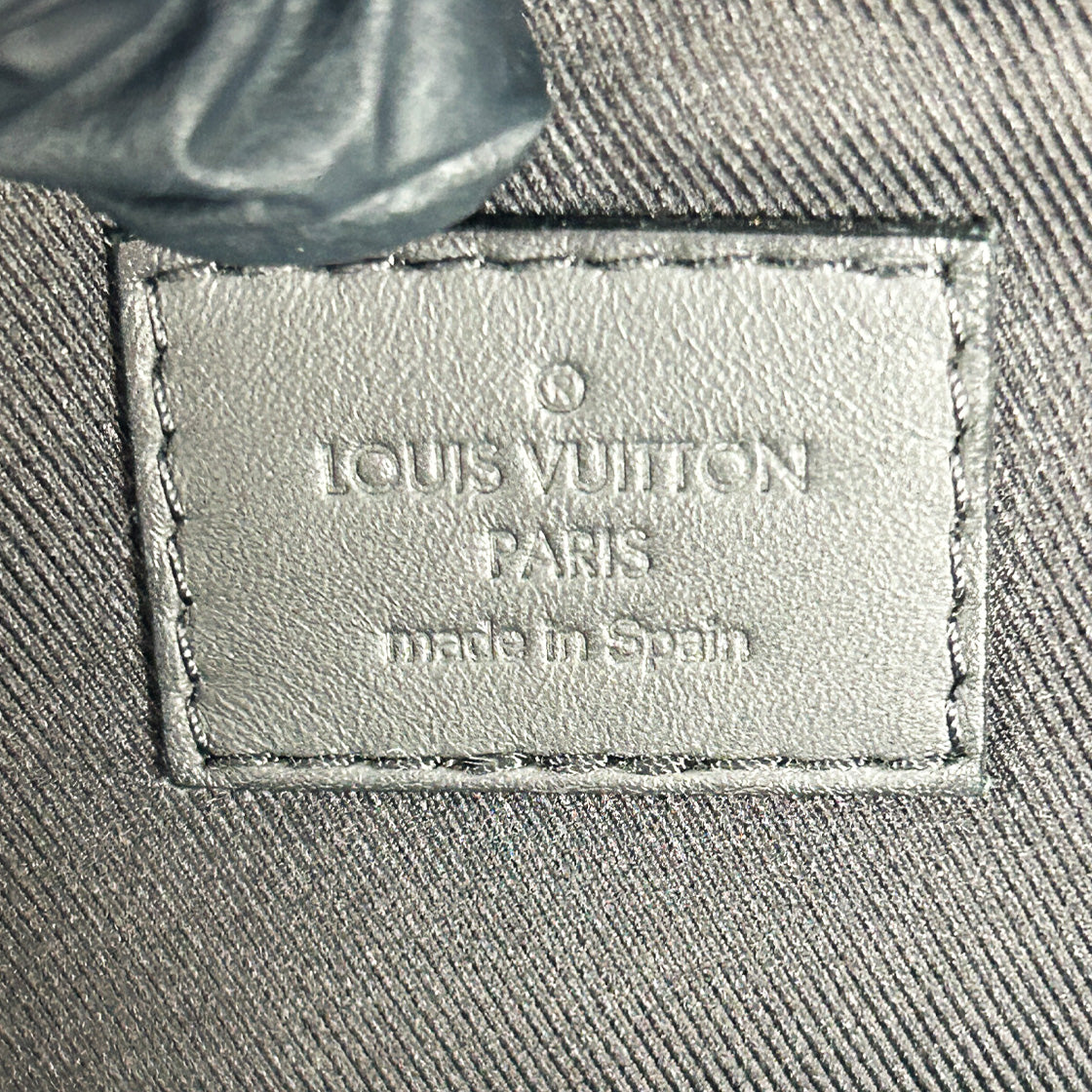 Louis Vuitton Black Shadow Pochette Clutch