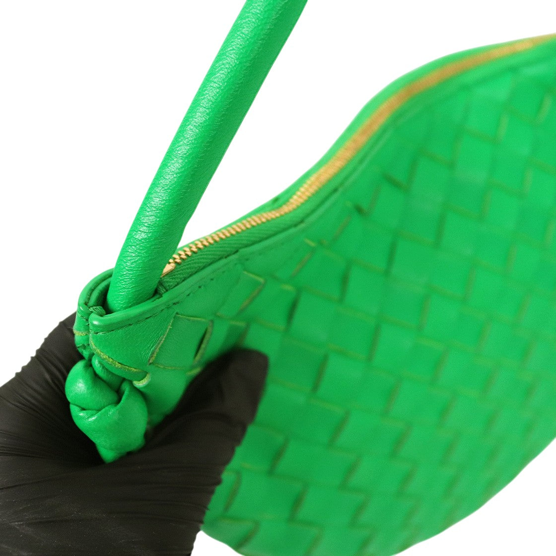 Bottega Veneta Green Turn Pouch Bag