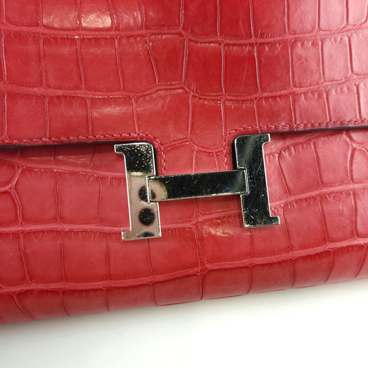 Constance Wani Alligator Flap Long Wallet