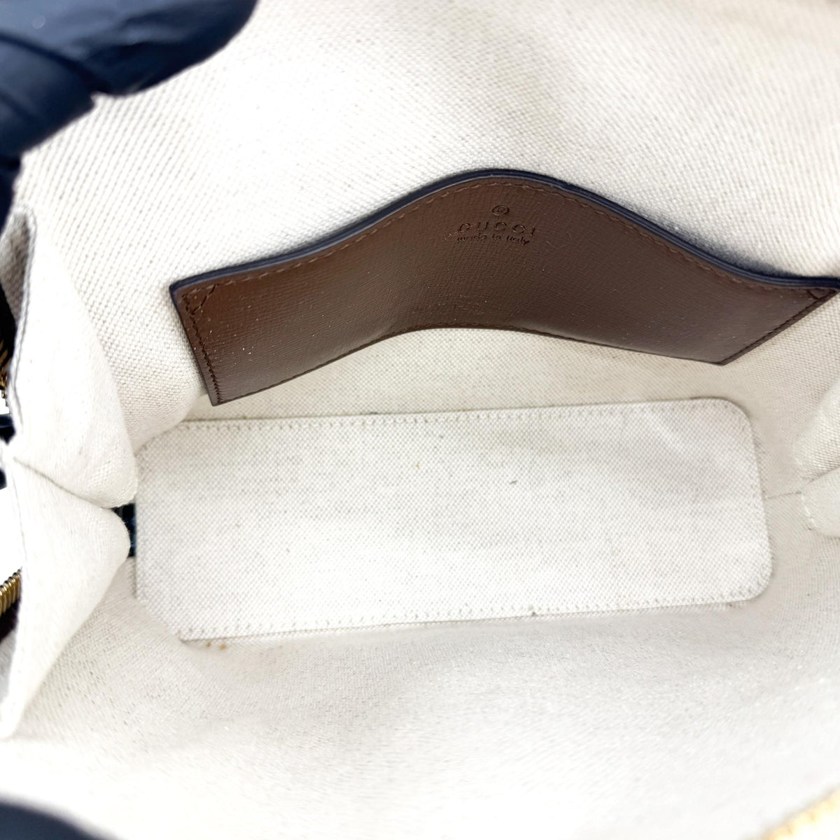Gucci Horsebit 1955 Mini Top Handle Bag GG Supreme Brown