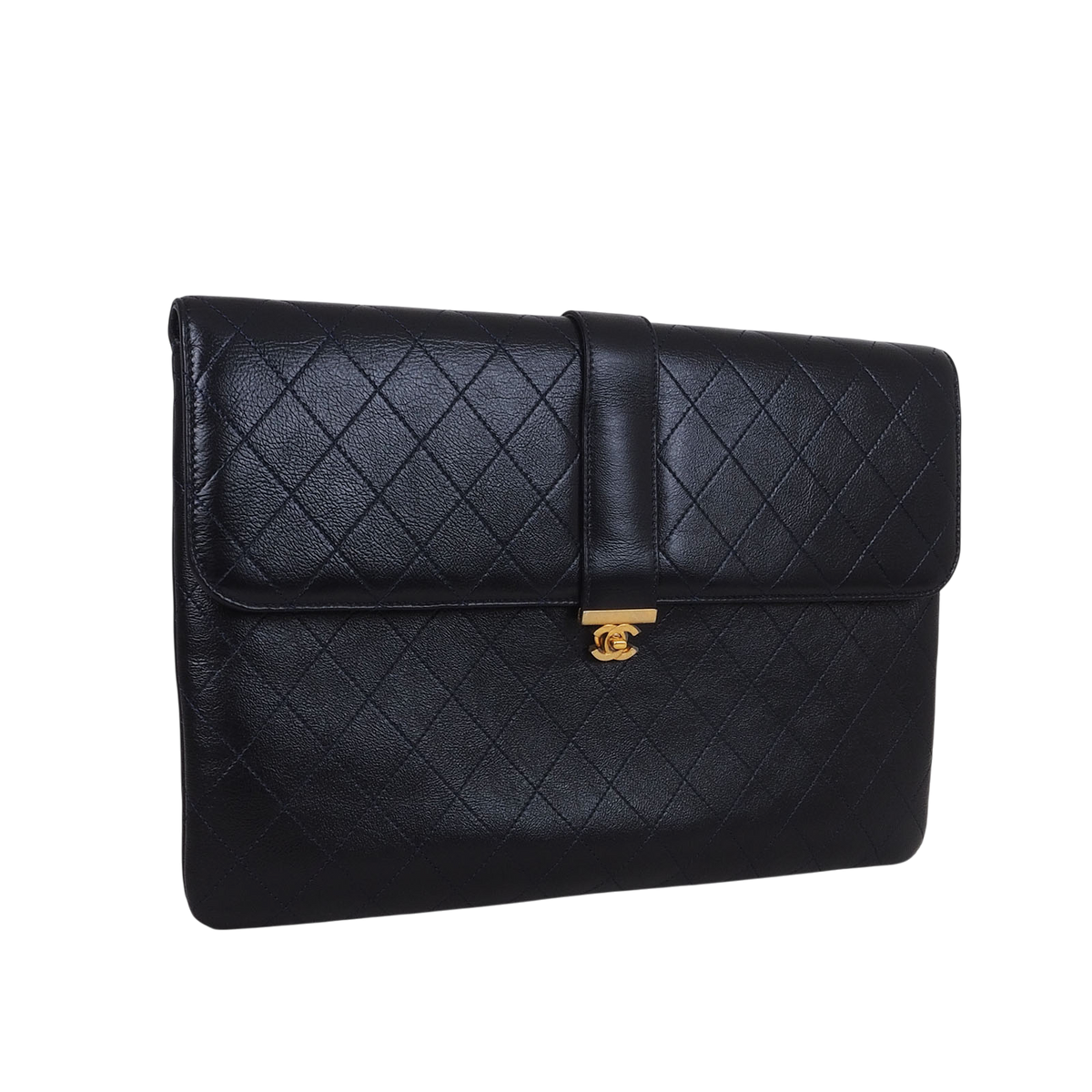 Chanel Season Limited Flap Large Clutch Bag