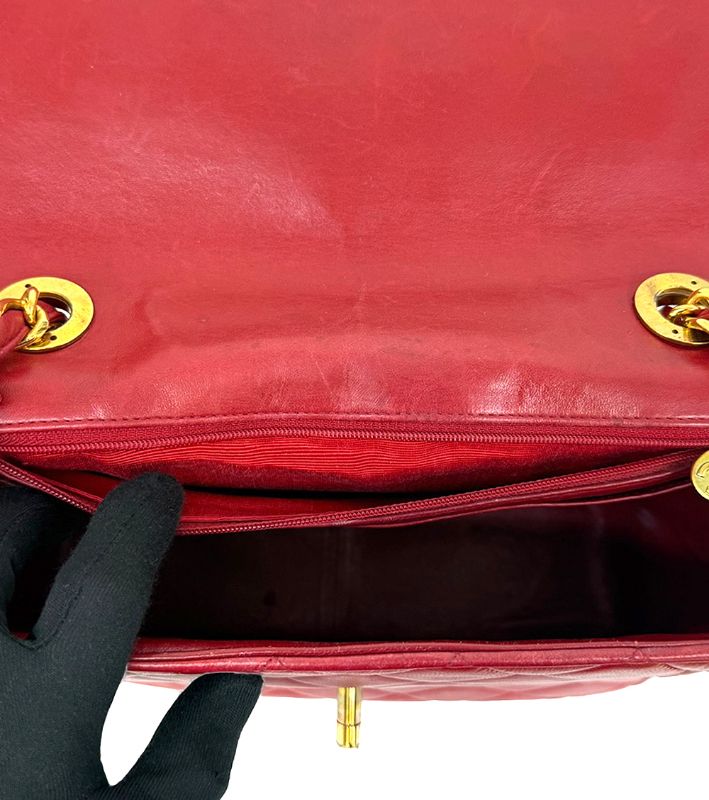Chanel Red Big CC Crossbody Bag